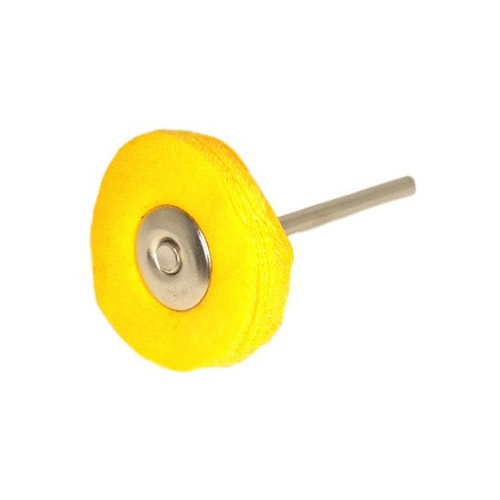 Polírozókorong - sárga pamut 22,5 mm